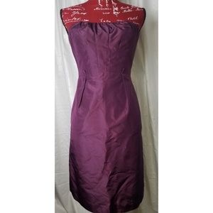 J. Crew Strapless Plum Cocktail/Party Dress sz 0